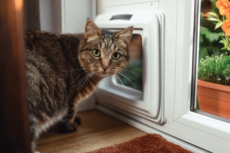 How a Microchip Cat Door Can Keep Unwanted Visitors Out