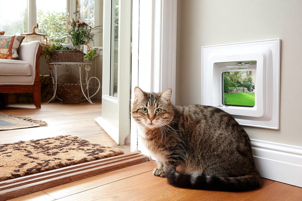 How a Microchip Cat Door Can Keep Unwanted Visitors Out
