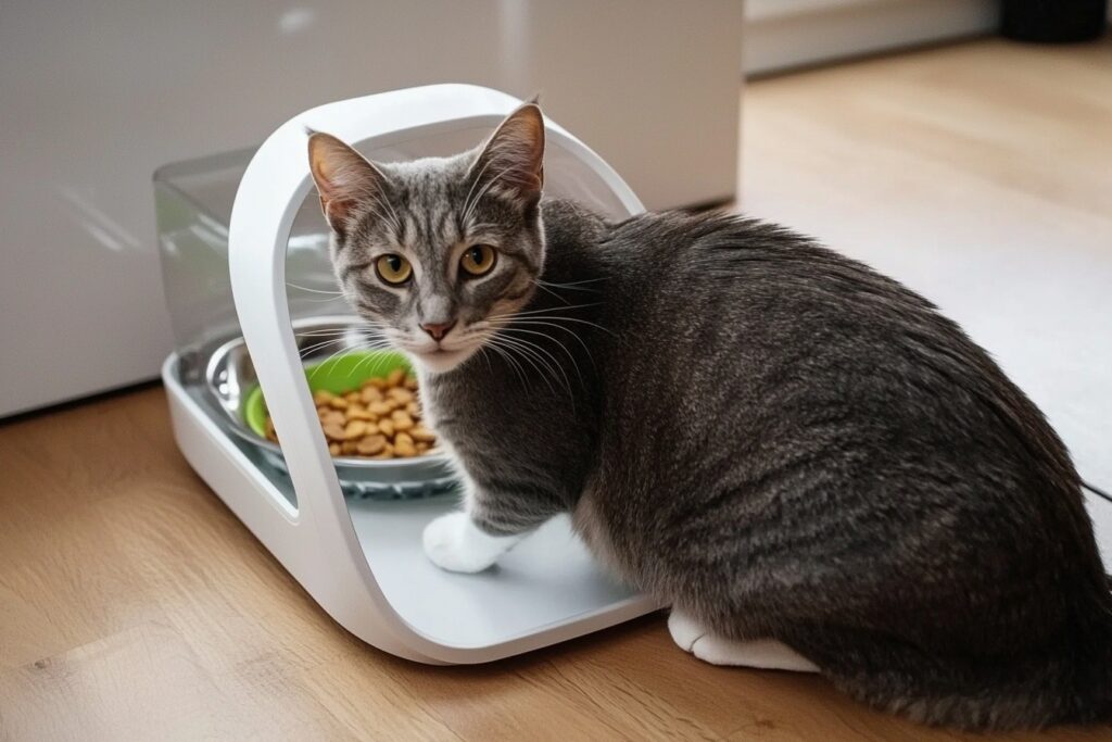 How a Microchip Cat Feeder Keeps Mealtime Peace (and Stops Stealing)