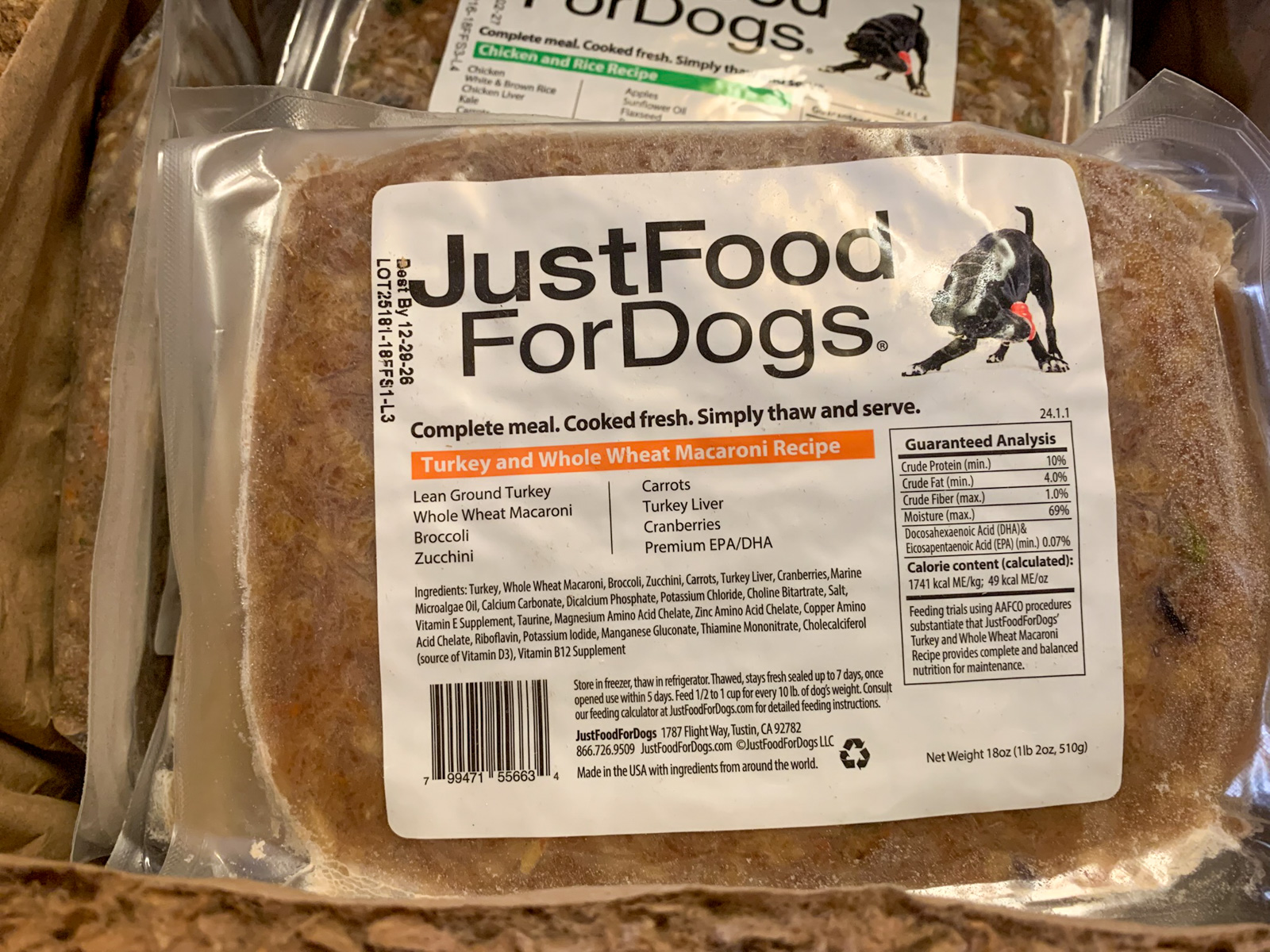 JustFoodforDogs Fresh Human-Grade Dog Food
