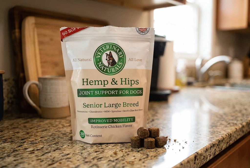 VetNaturals Hemp and Hips Supplement for Dogs